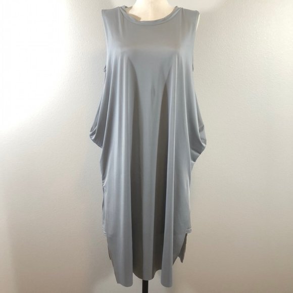 Okakie Canada Seafoam Layered Sleeveless Dress - Picture 1 of 8